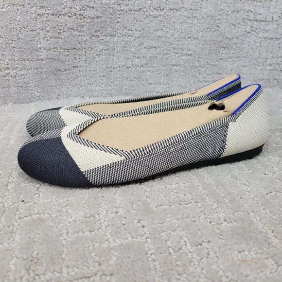 Rothy's The Flat Captoe Black Round Toe Shoes Women's Size US 6, 8 - Picture 6 of 12